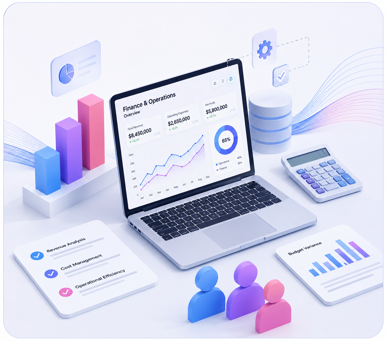 Finance and operations profile visual