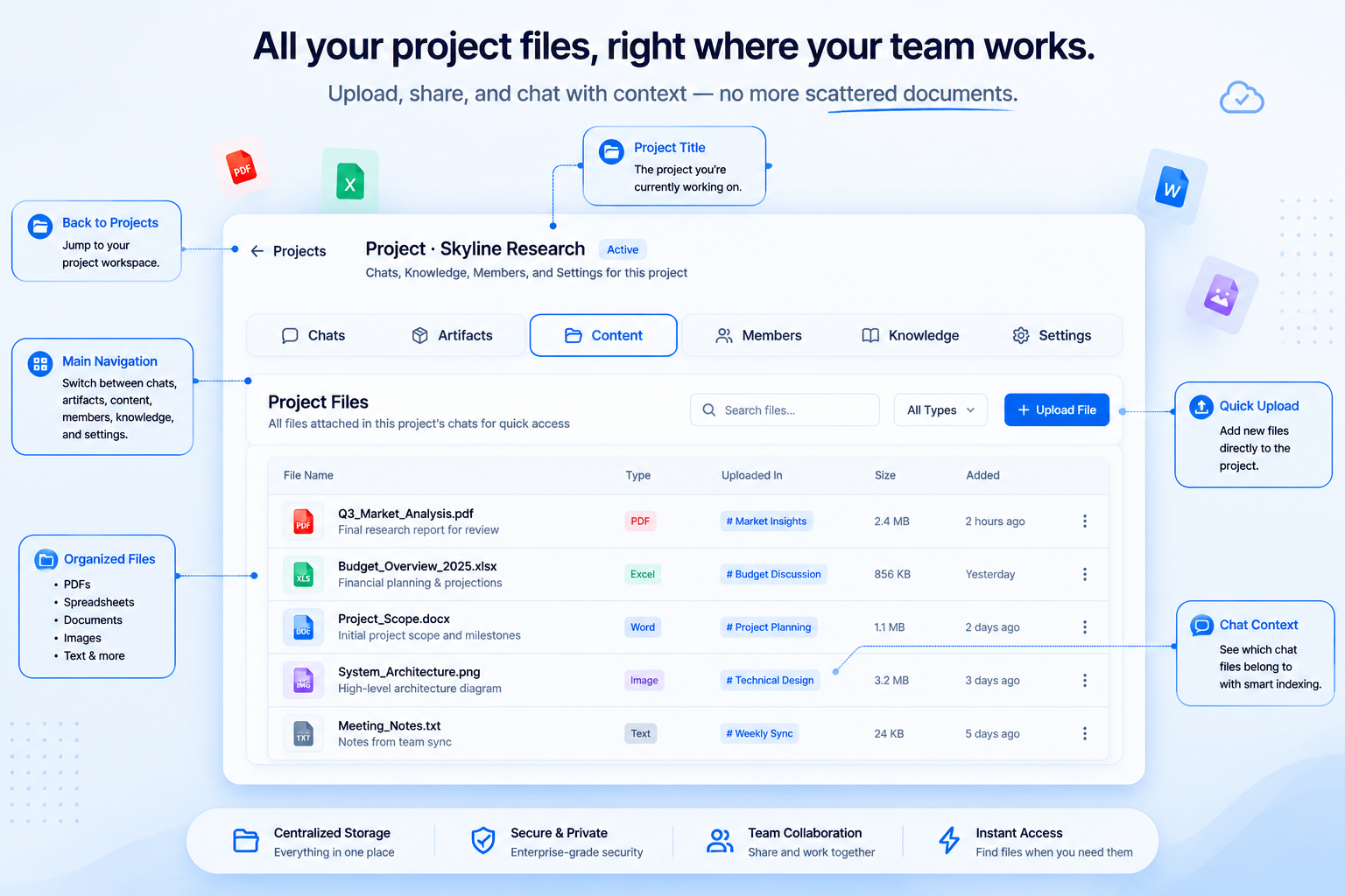 Bayaan Projects Scope files workspace